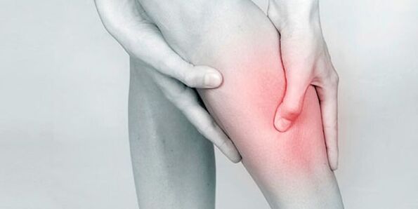 pain in the leg with osteonecrosis