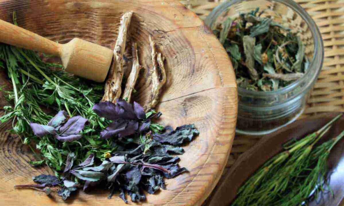 Dried herbs for the treatment of cervical osteonecrosis
