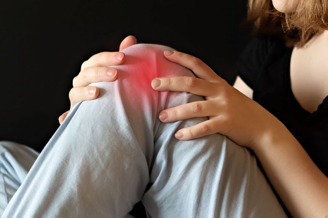 Knee pain due to injury or illness