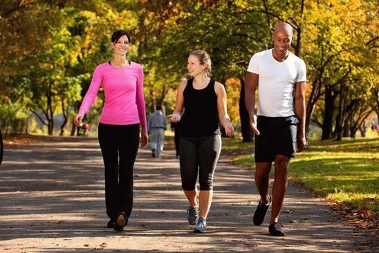 Long -distance hiking to prevent joint diseases